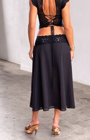 Sasha Crochet Midi Skirt image number 3