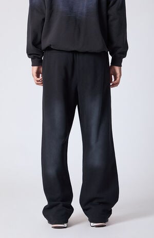 Pleated Extreme Baggy Fleece Sweatpants image number 4