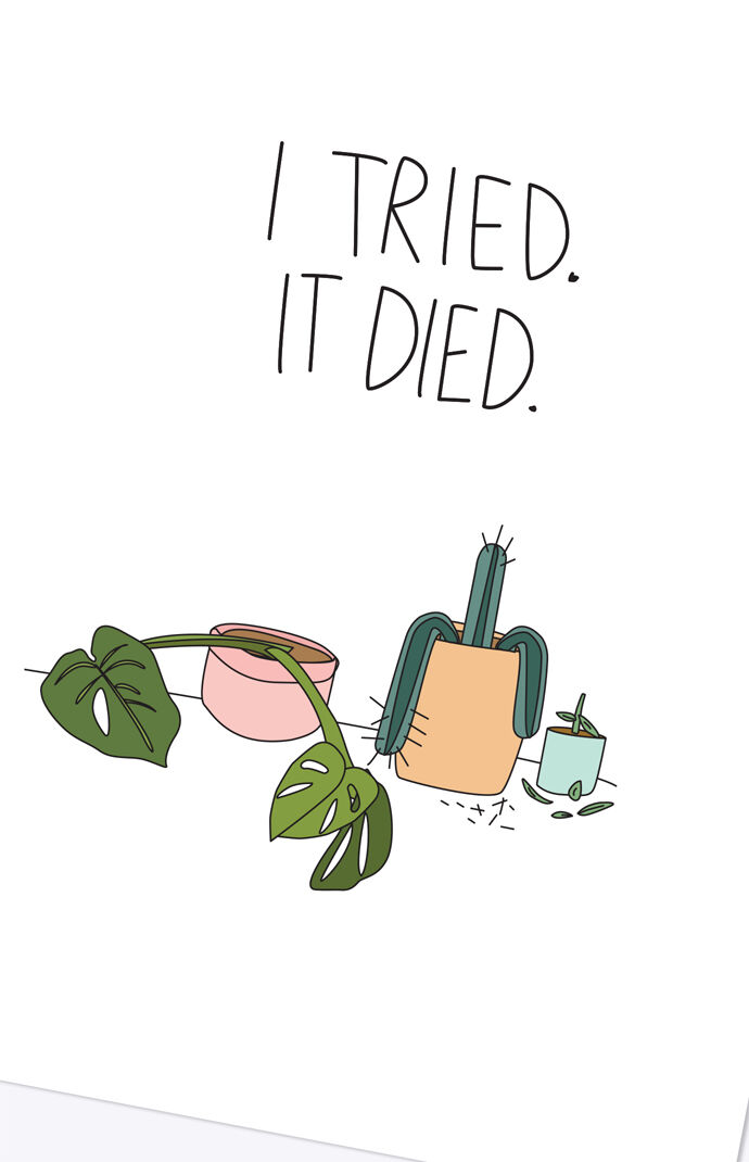 Tried It Died Mini Print