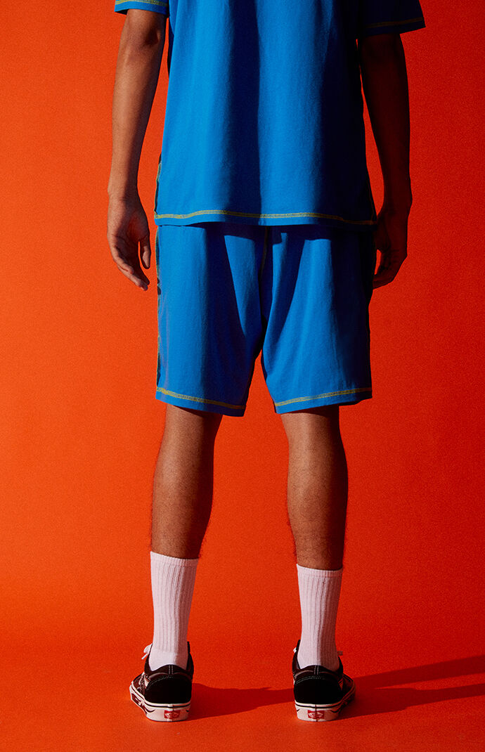 x Russell Athletic Blue Volley Shorts