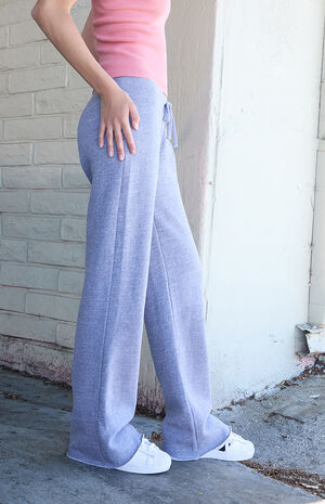 Light Gray Hilary Yoga Baggy Sweatpants image number 3
