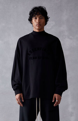 Jet Black Long Sleeve T-Shirt image number 2