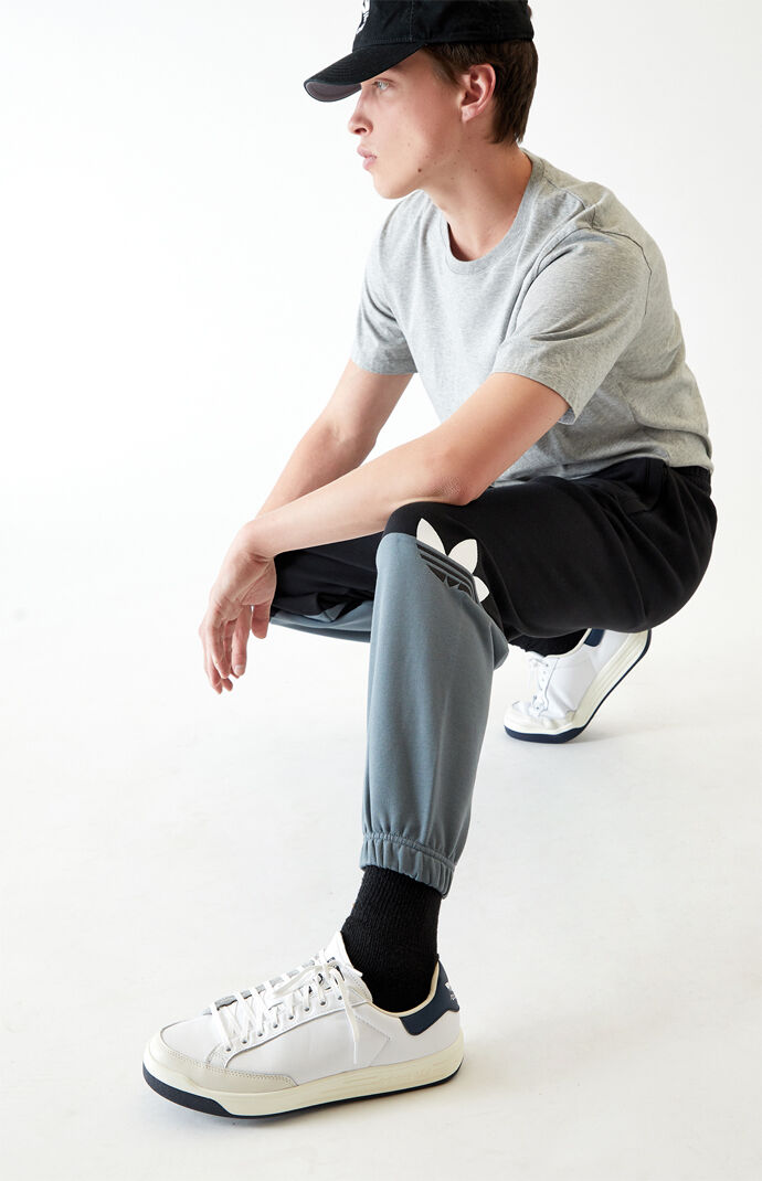 Black & Blue Adicolor Sliced Trefoil Sweatpants