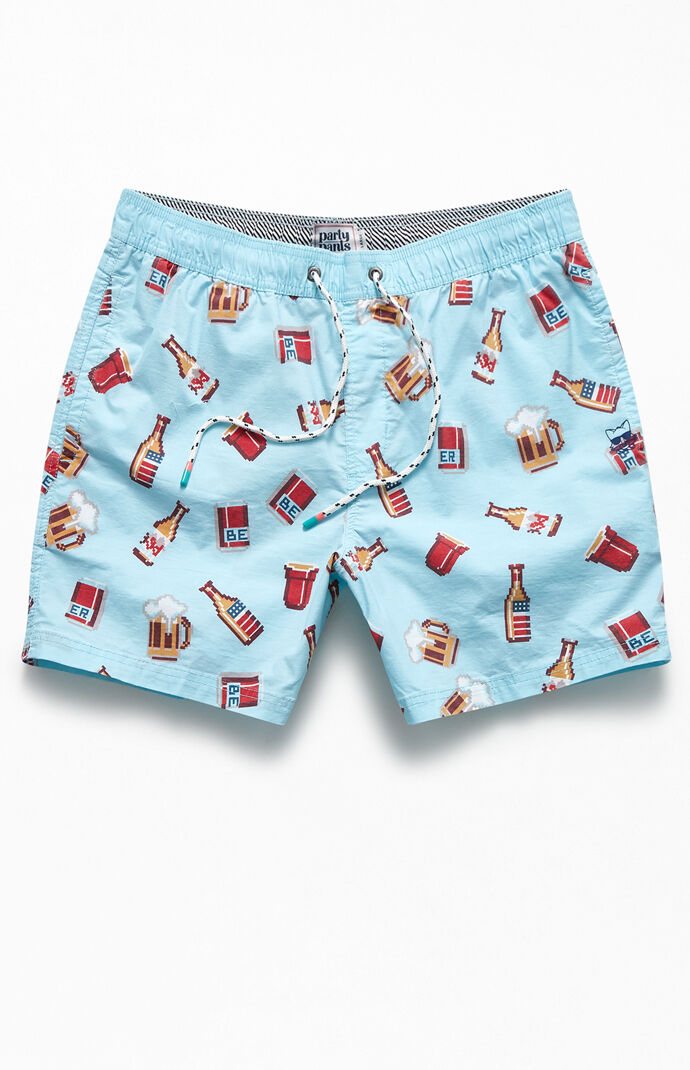 Beer Me Volley 17" Swim Trunks