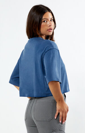 Vintage Triangle Baggy Cropped T-Shirt image number 4