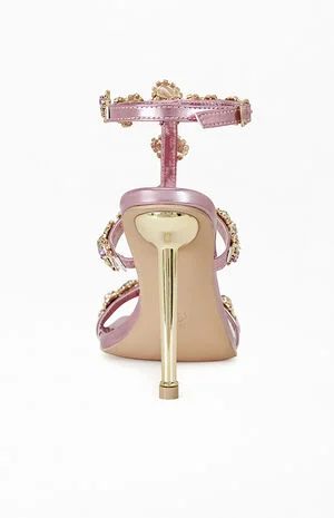 Women's Khai Pink Stiletto Sandals image number 3