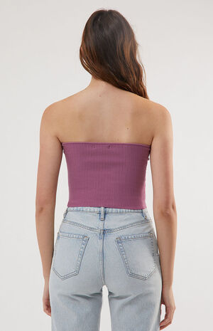 Basic Sweater Tube Top image number 4