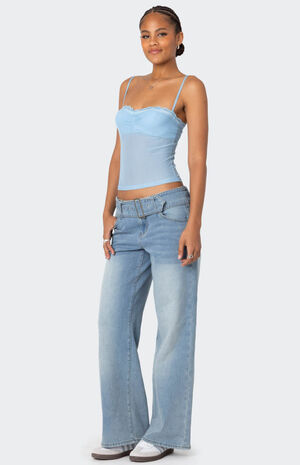 Elina Sheer Mesh Bra Top image number 4