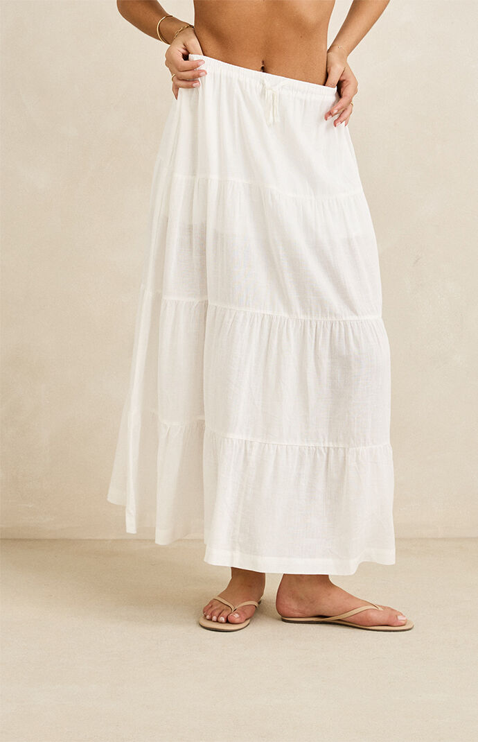 Rhythm Classic Tiered Maxi Skirt