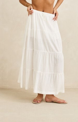 Classic Tiered Maxi Skirt image number 2