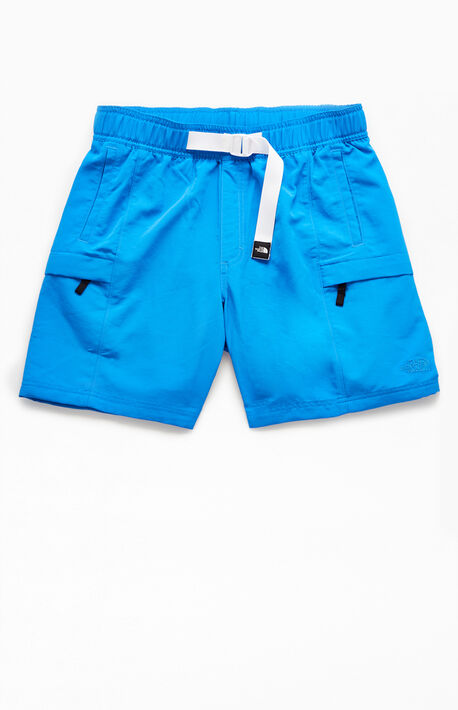 Blue Class V Belted Hybrid Shorts