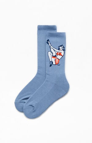 Pin Up Crew Socks image number 1