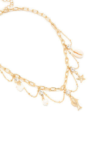 Kai Metal Shell Charm Necklace image number 2