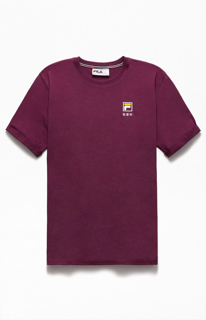 red fila t shirt