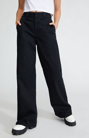 Black Downtown Wide Leg Pants image number 2