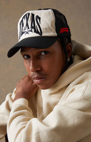 x Pacsun United States Grand Prix 2025 Austin Texas Colorblock Trucker Hat image number 2