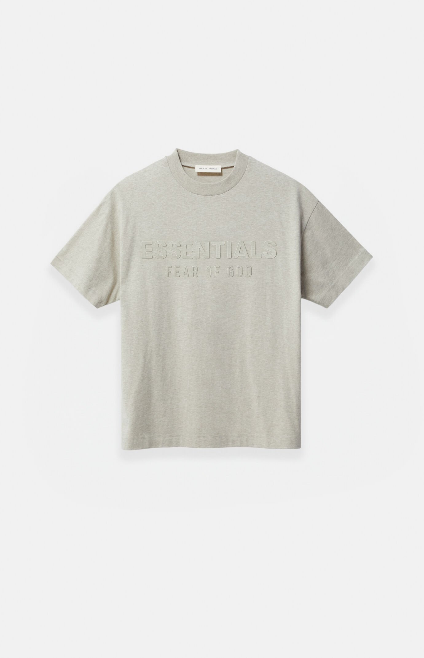 国内発送☆FEAR OF GOD☆CREWNECK T-SHIRT/LIGHT HEATHER Heavy Jersey Crewneck T-Shirt - Light Heather Grey – Feature