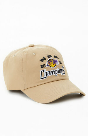 LA Lakers 2001 Champions Strapback Dad Hat image number 1