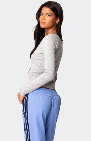 Mora Lace Trim Ribbed T-Shirt image number 5