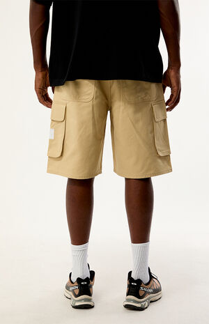 Graffiti Logo Relaxed Cargo Shorts image number 5