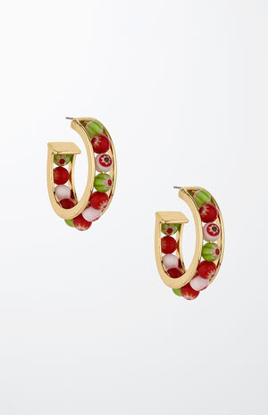 Merry & Bright Beaded Earrings image number 1