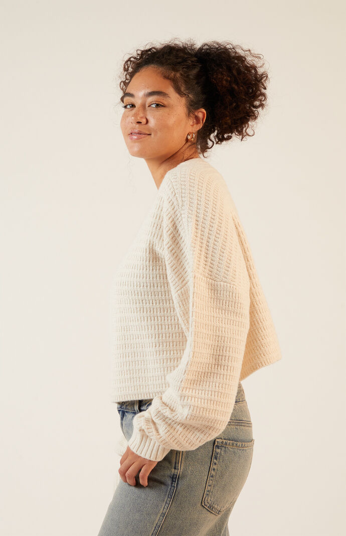 LA Hearts Polar Waffle Knit Sweater | PacSun