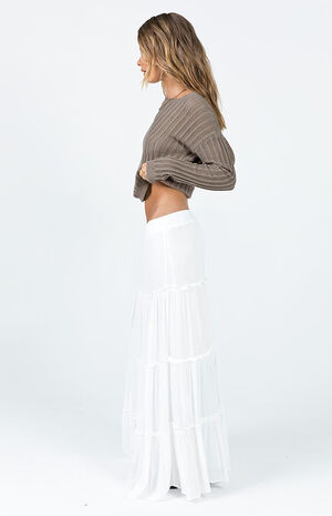 White Miriah Maxi Skirt image number 2