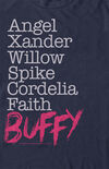 Buffy Name Stack T-shirt Buffy Name Stack T-shirt image number null