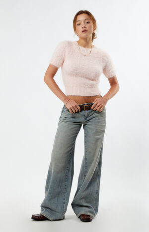 Millie Fluffy Knit T-Shirt Millie Fluffy Knit T-Shirt image number 4
