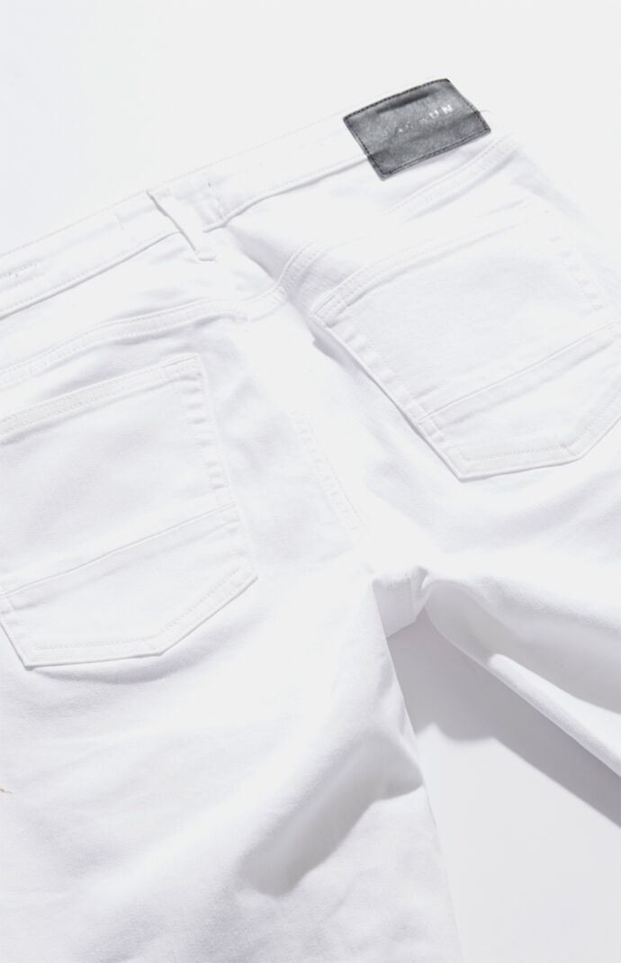 pacsun white striped jeans