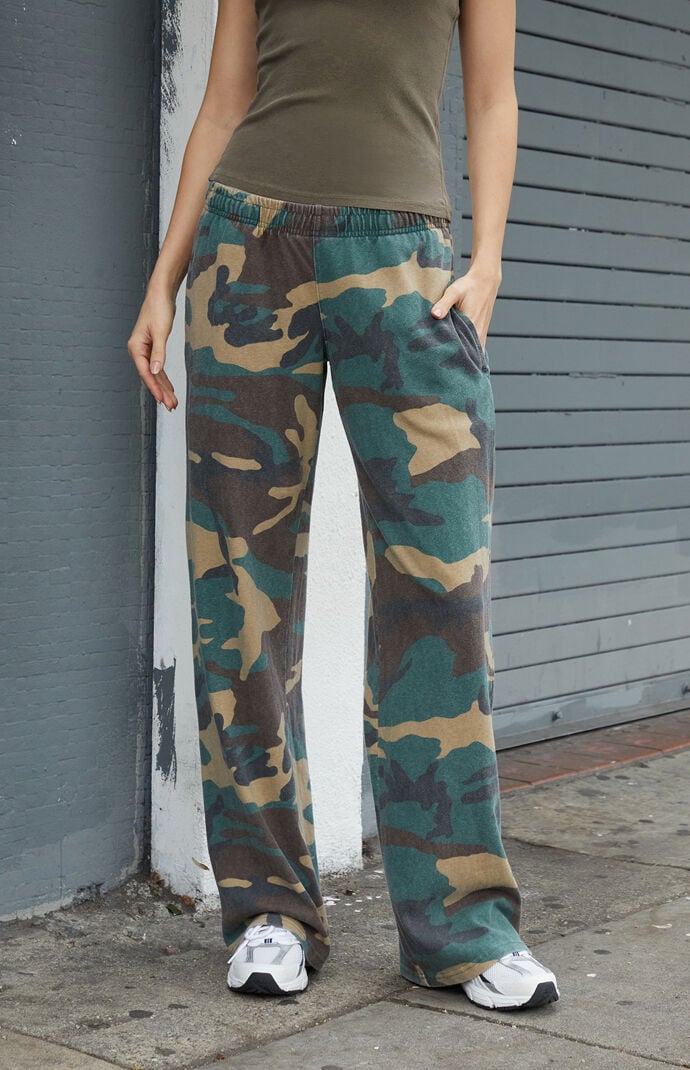 John Galt Camo Baggy Sweatpants
