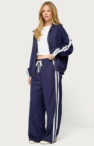 Kieran Stripey Nylon Track Pants image number 4
