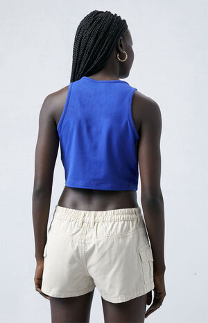 Off White Low Rise Cargo Shorts image number 4