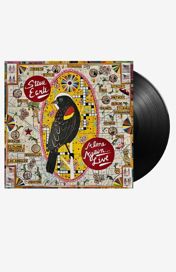 Steve Earle Alone Again (Live) Vinyl Record