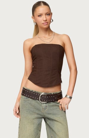 Hadar Linen Look Corset image number 1