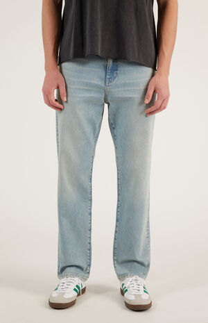 Cade Stretch Straight Jeans Light Indigo image number 3