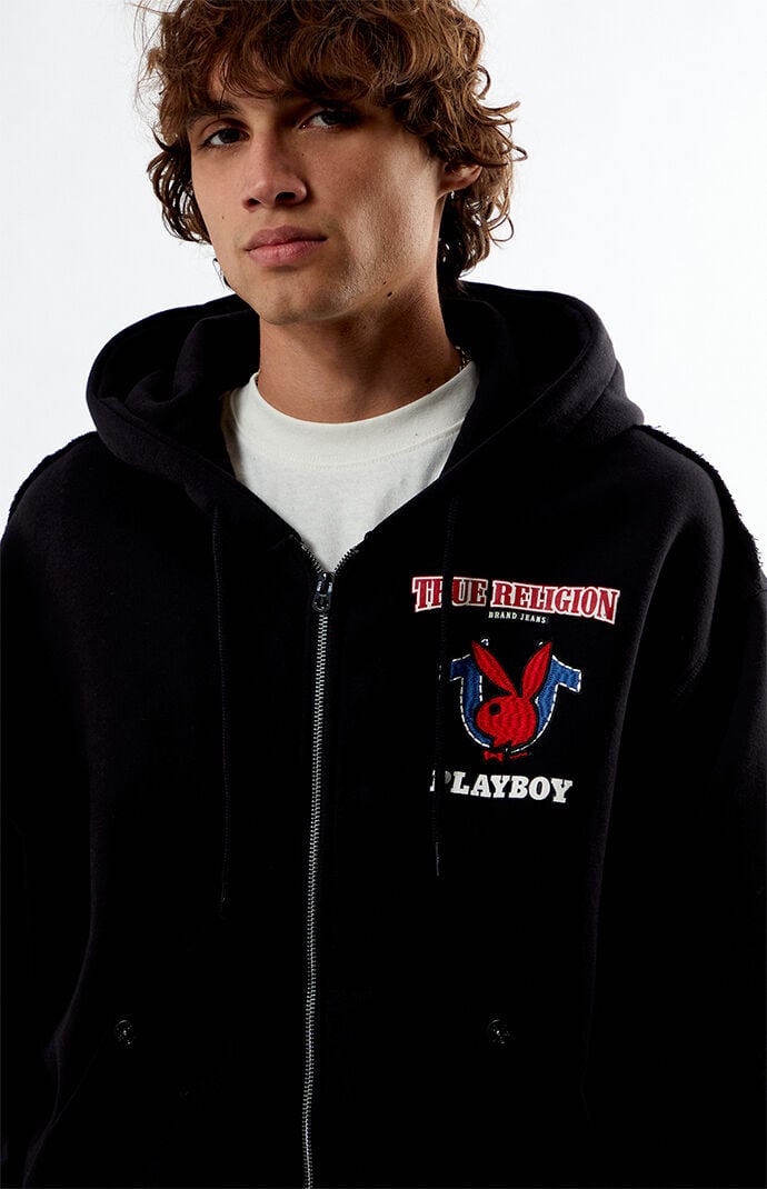 True Religion x Playboy Full Zip Hoodie PacSun