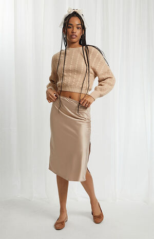 Fawn Cable Stitch Sweater image number 1