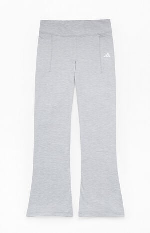 Kids Pink Melange Flare Leg Pants image number 1