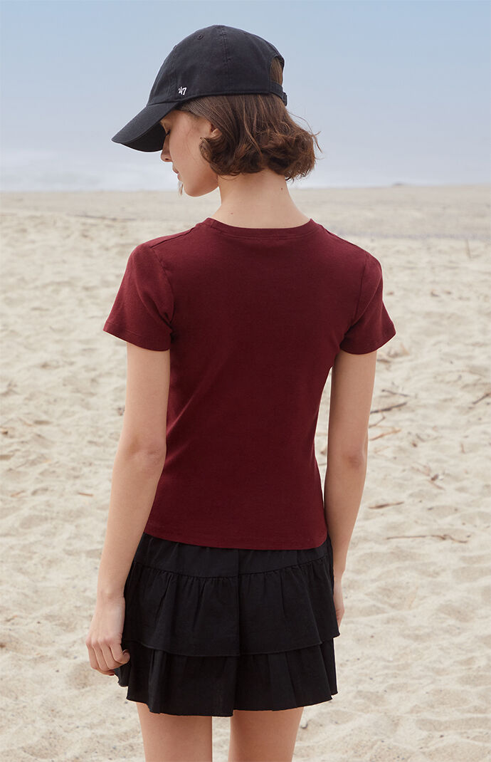 John Galt Burgundy Jasmine T-Shirt