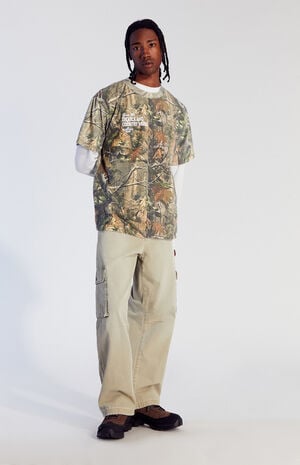 Olive Cargo Baggy Pants image number 2