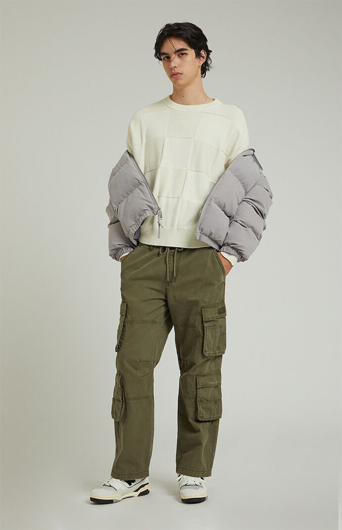 Pacsun Olive Ripstop Baggy Cargo Pants | PacSun