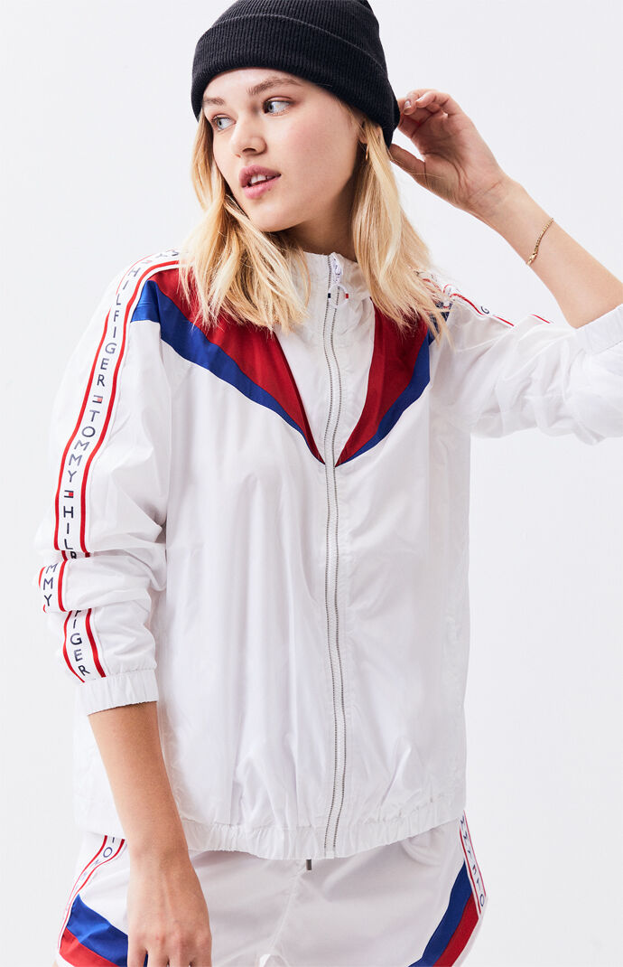 tommy colorblock windbreaker
