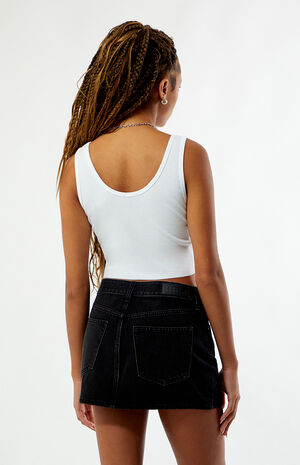 Crystal Vintage Ribbed Tank Top image number 4