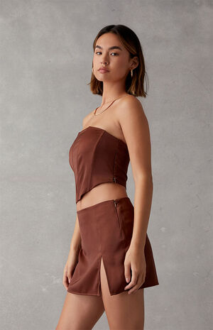 x PacSun VIP Strapless Bustier Top image number 3