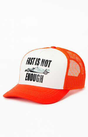 x PacSun Fast Is Not Enough Trucker Hat image number 5