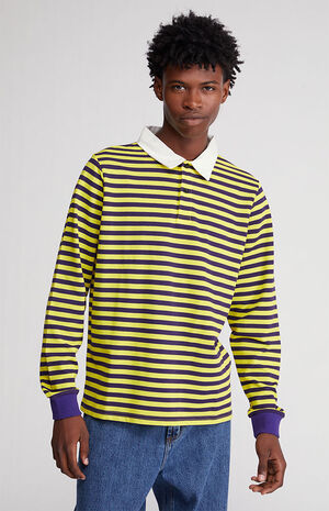 Pique Long Sleeve Polo Shirt image number 1