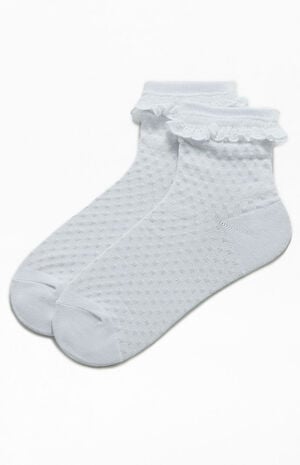 Ruffle Fold Over Ankle Socks image number 1