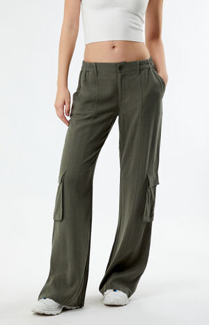 Linen Cargo Pants image number 1