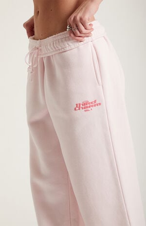 Pink Puff Graphic Vol. 1 Baggy Sweatpants image number 5